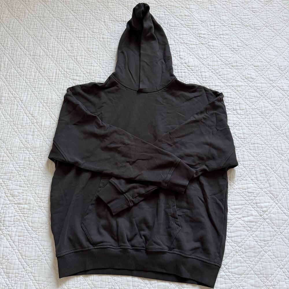 Gymshark Rest Day Essentials Hoodie Onyx Grey L